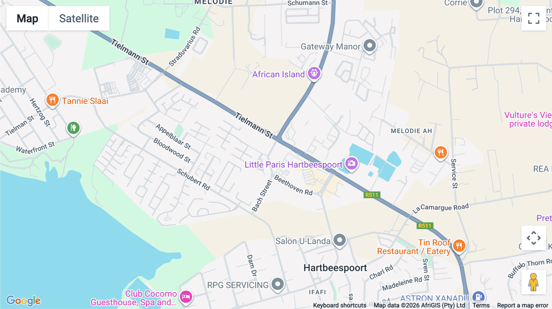 Click for interative map of Beethoven Street, Ground Floor, De Handelspost Centre, Hartbeespoort