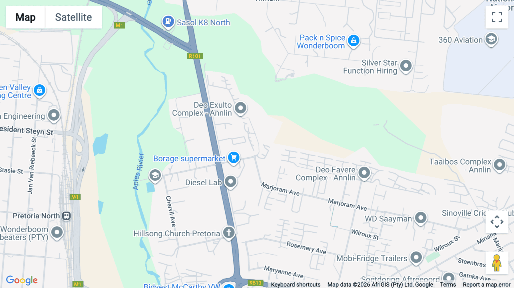 Click for interative map of Annlin Forum, 2nd Floor, 3 Dorothea Street, Pretoria