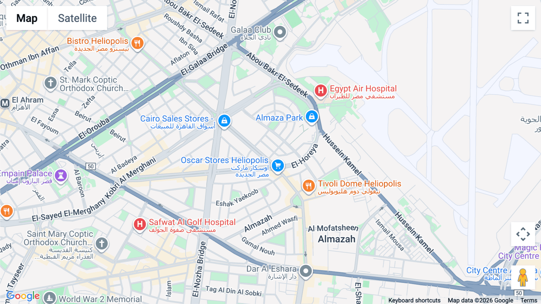 Click for interative map of 19, Helmy El-Masry, Heliopolis, Cairo