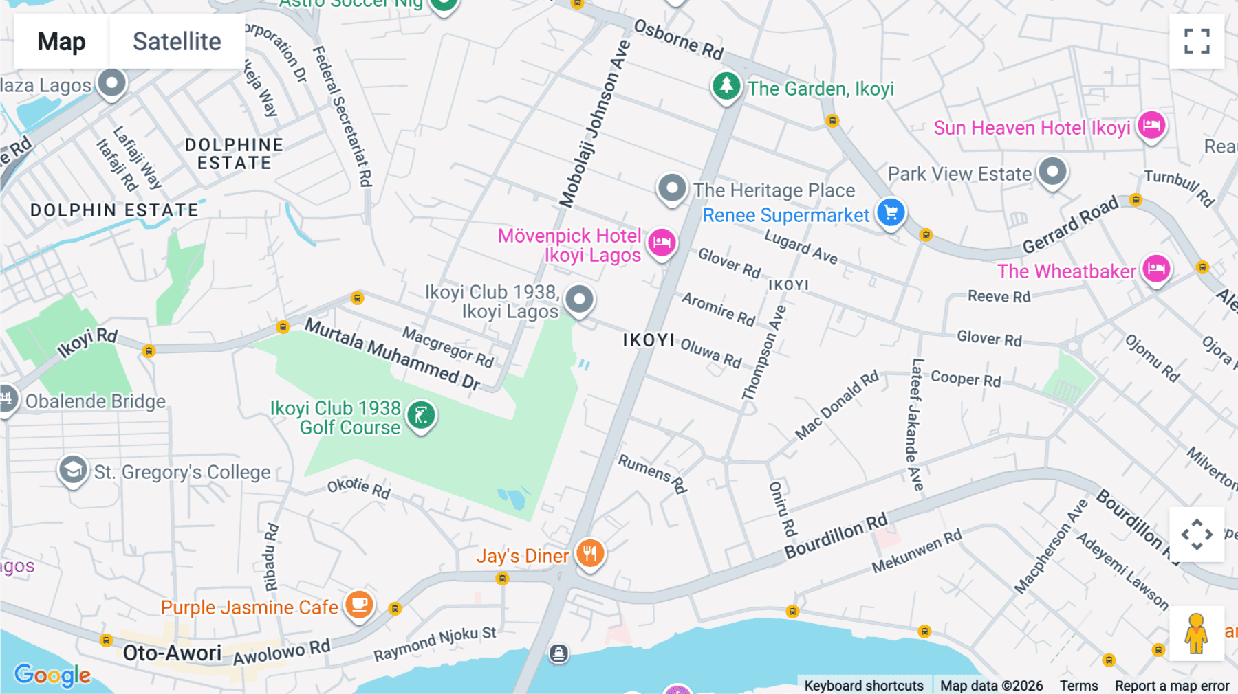 Click for interative map of 39 Alfred Rewane Road, 2nd Floor, Mulliner Towers 2, Lagos