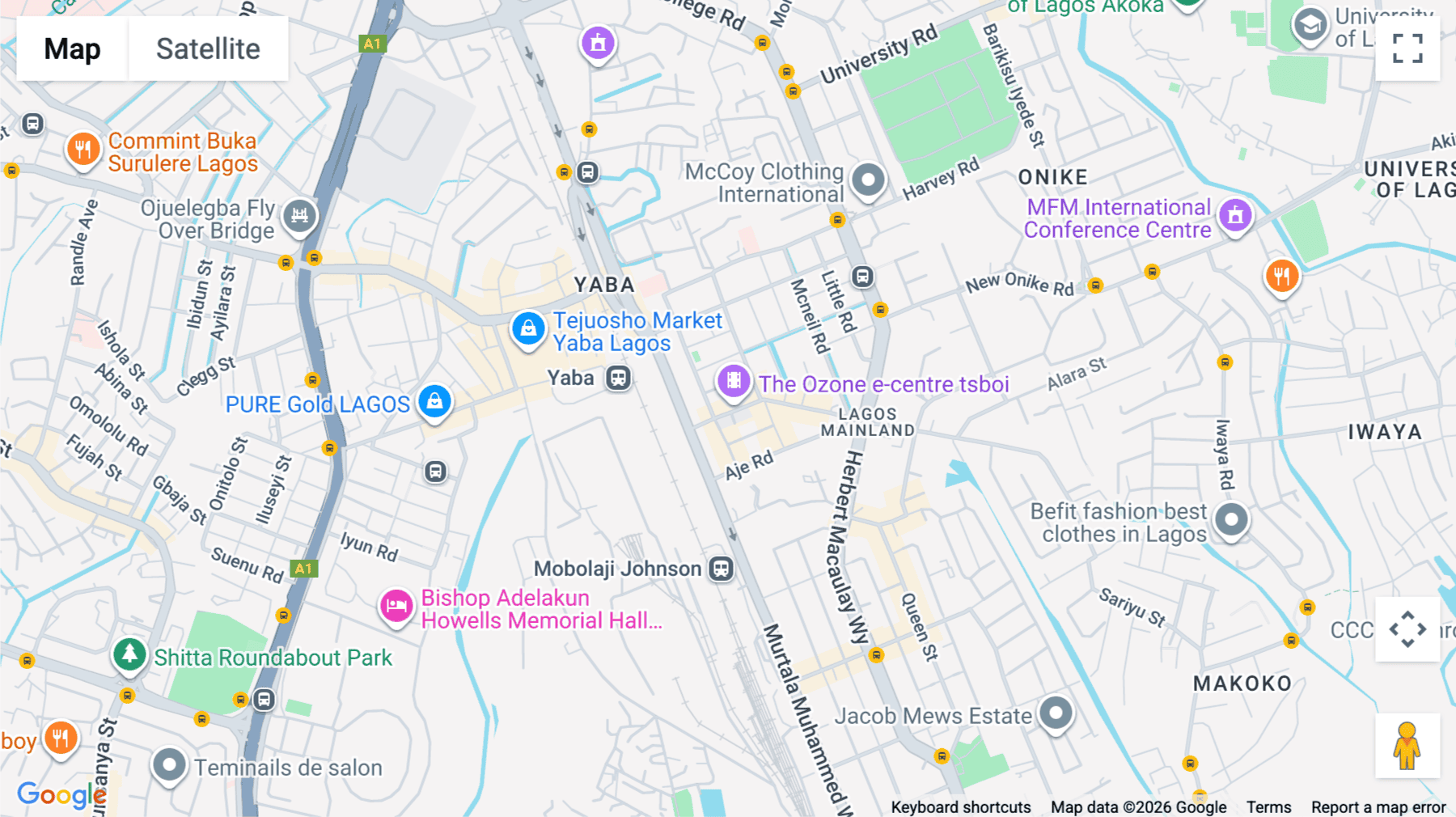Click for interative map of 3rd floor, E-Center, 1-11, Commercial Avenue, Lagos