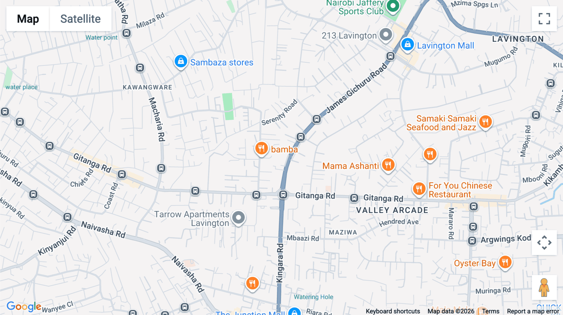 Click for interative map of 905 James Gichuru Road, Lavington, The Angelo 5th Floor, Nairobi