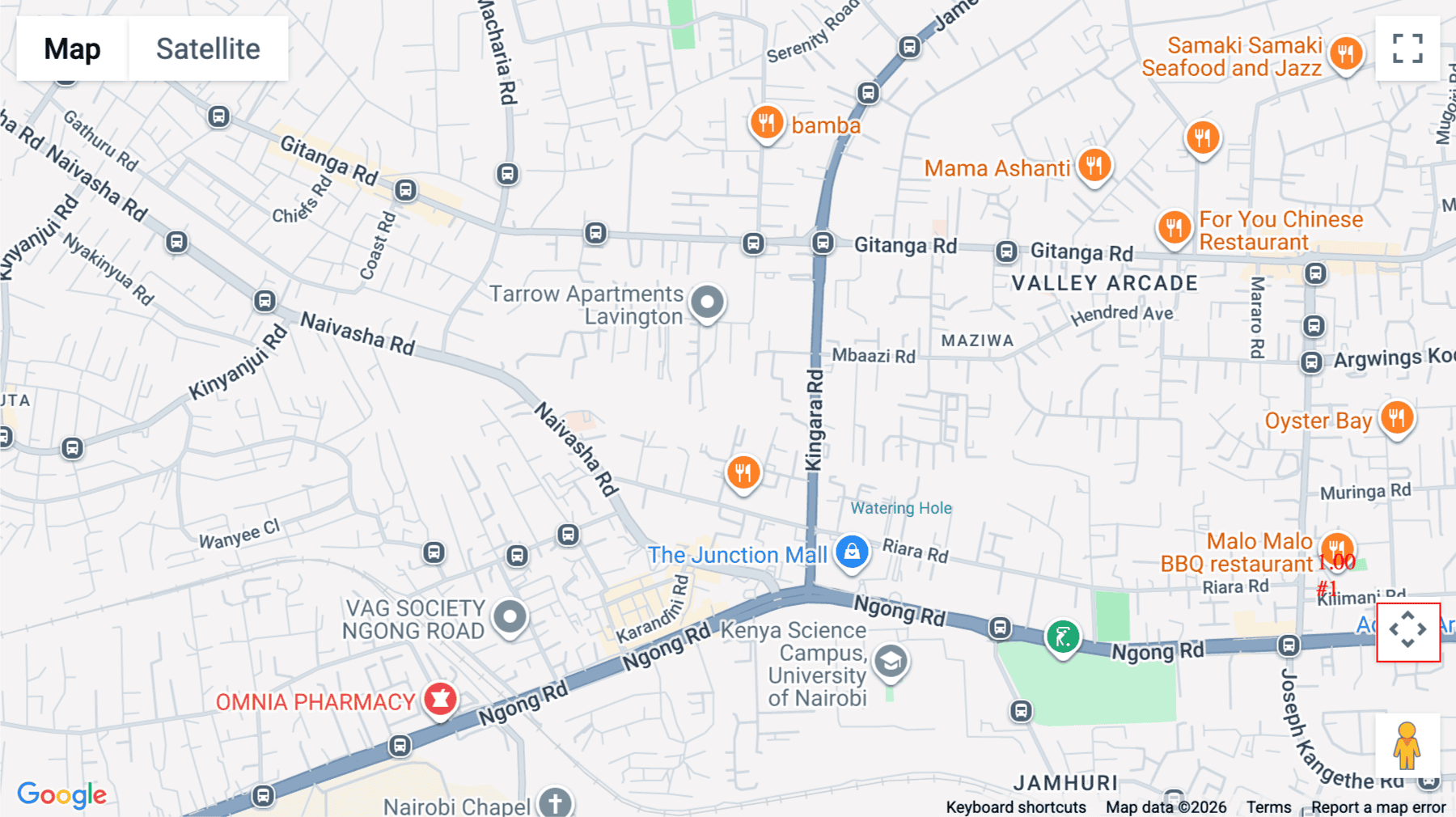 Click for interative map of Riara Rd, Lavington, Lavington Townhouse, 1st-2nd floor, Nairobi