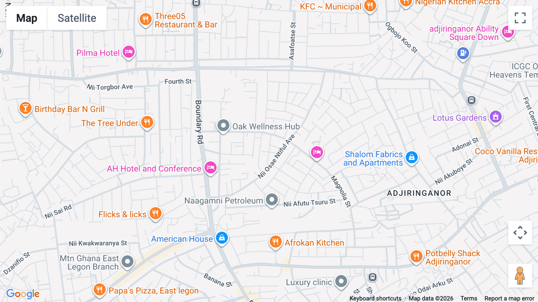 Click for interative map of Osae Link, Accra