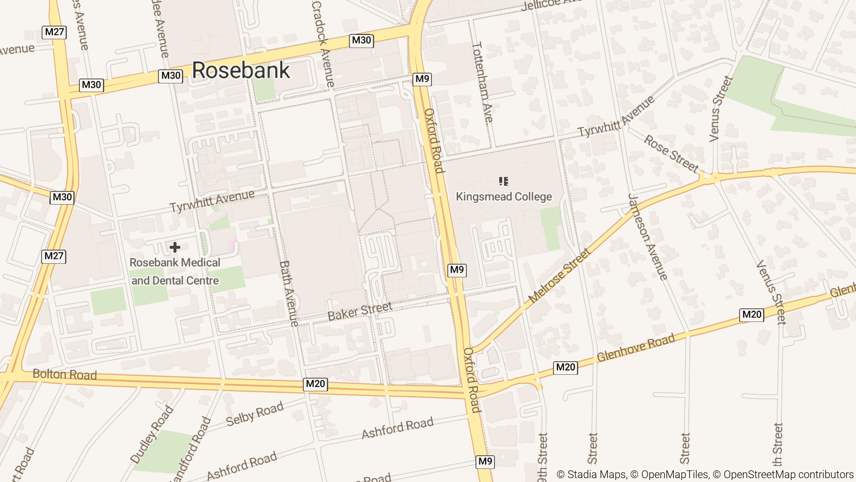 Map showing office location at 169 Oxford Road, Craddock Square, Johannesburg, South Africa
