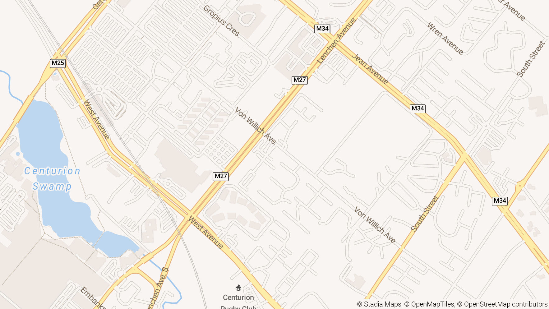 Map showing office location at 66 Corporate Office Park, 269 Von Willich Avenue, Die Hoewes, Centurion, Centurion, South Africa