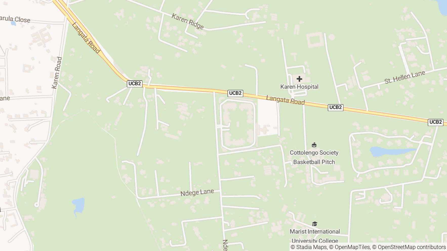 Map showing office location at Cove Court Watermark Business Park, Karen, Nairobi, Nairobi, Kenya