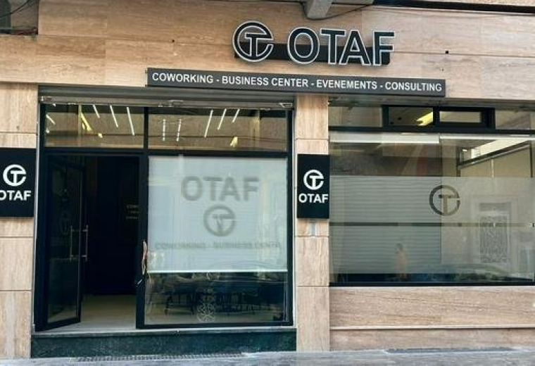 Exterior storefront of OTAF business center at 516, Ain chkf, 64 zaherat al madaen.