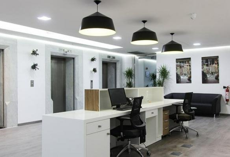 Interior of Tour Ouest Twin Center, 8ème Etage