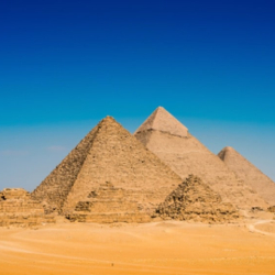 The great pyramids of Giza