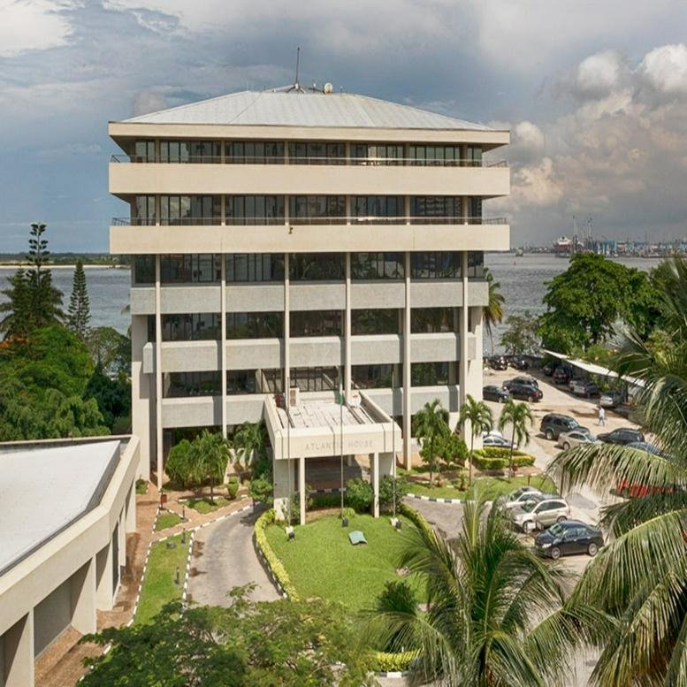 Exterior view of the office building on Idowu Martins Street, Victoria Island.