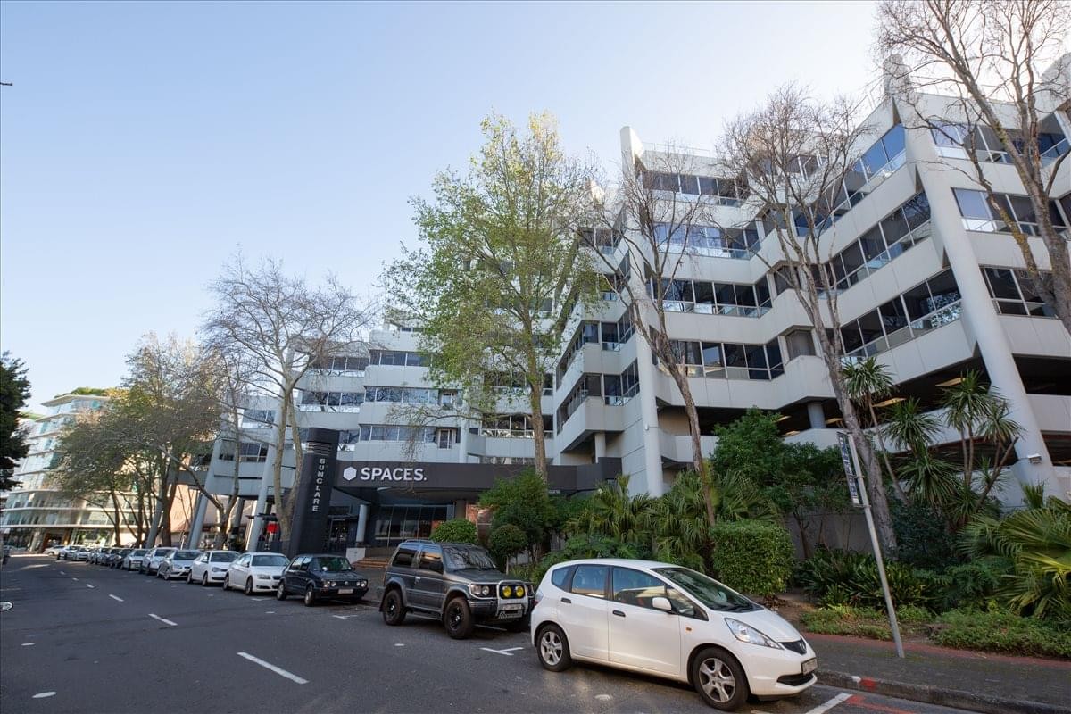 Exterior view of the modern multi-story office building at 21 Dreyer Street, Claremont.