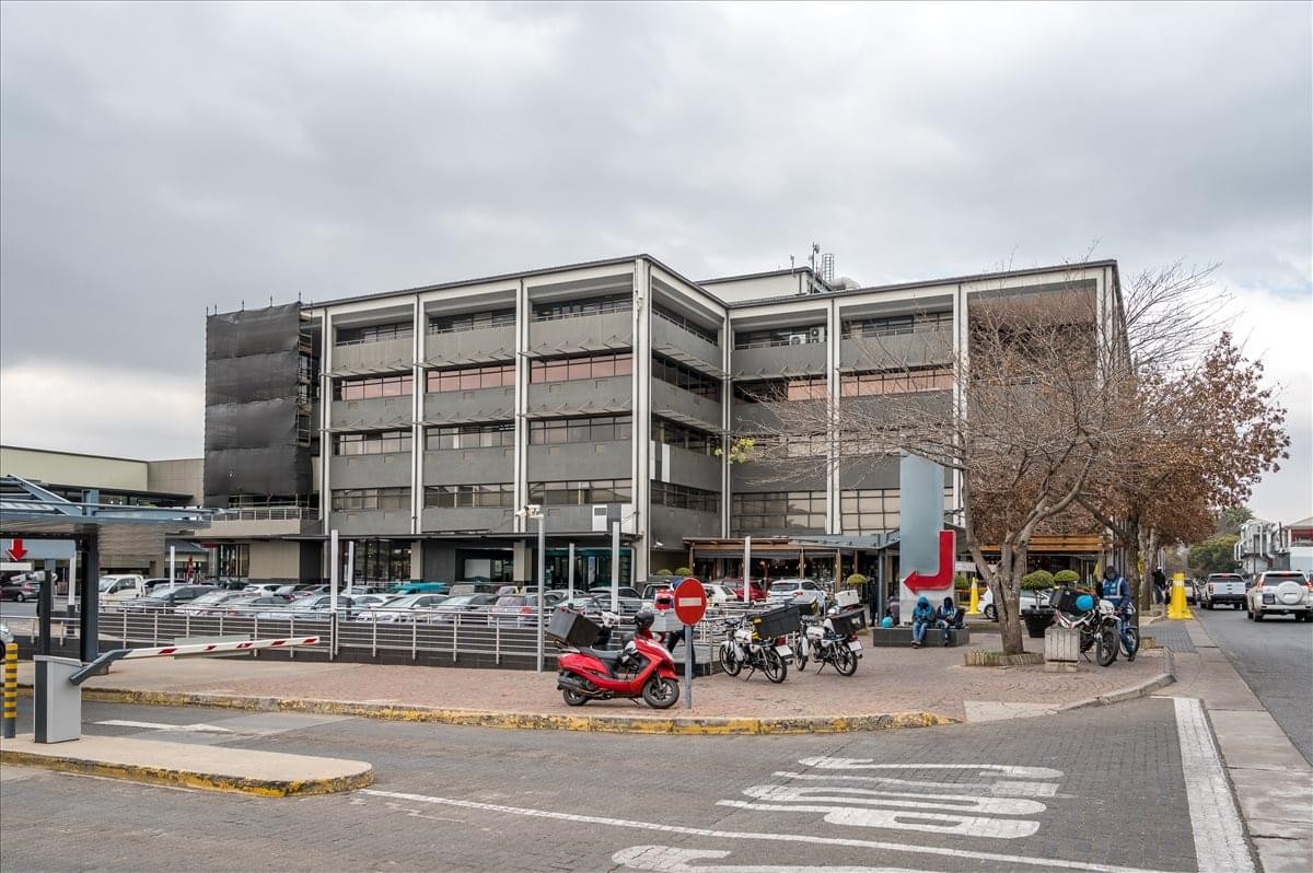 Exterior view of the multi-story office building at 2nd Floor, Rivonia Boulevard.