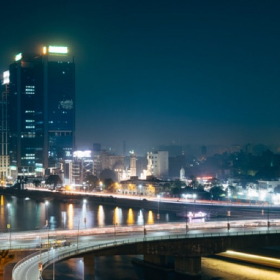 Guiode to Cairo by night. Click for details.