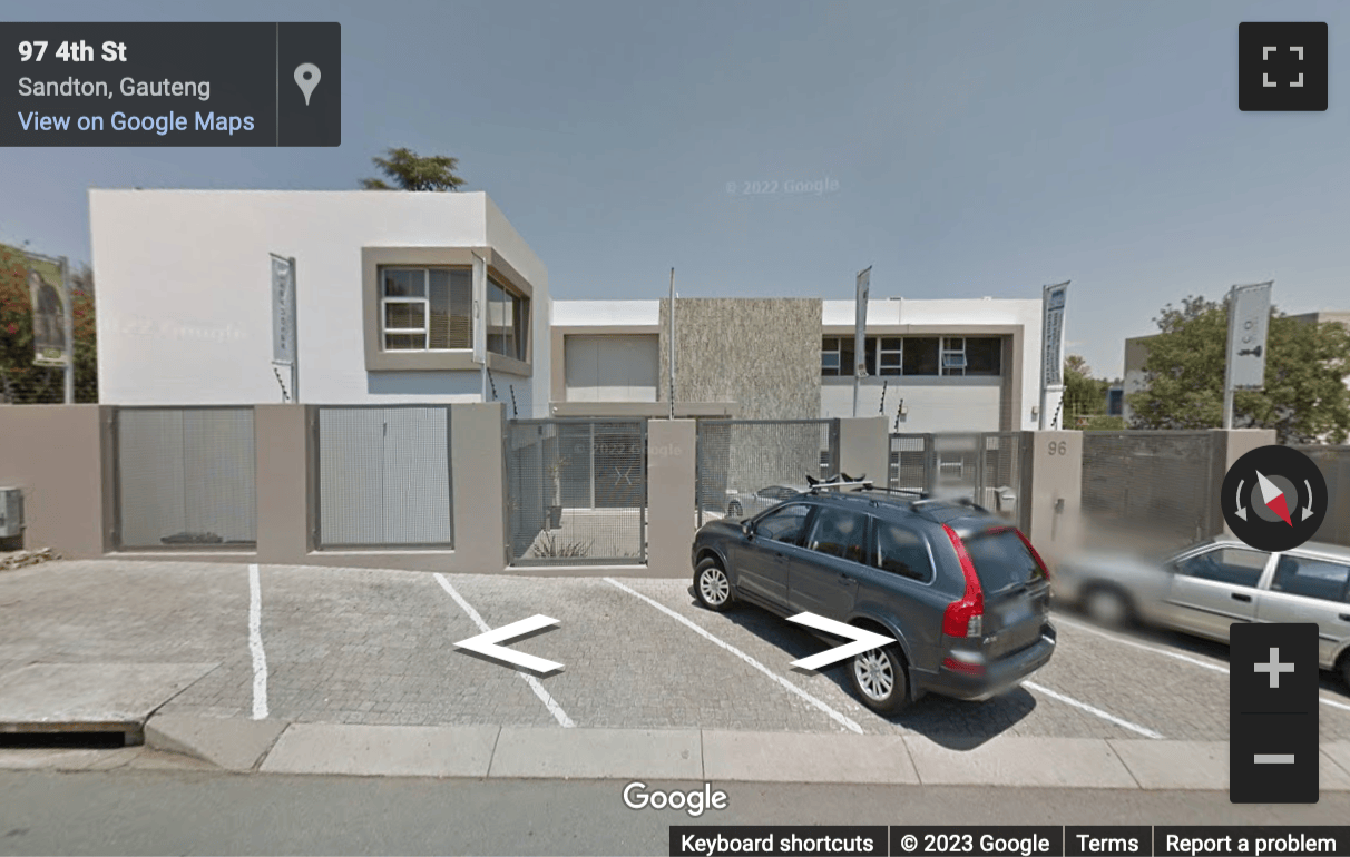 Street View image of 96 4th St, Sandton, South Africa
