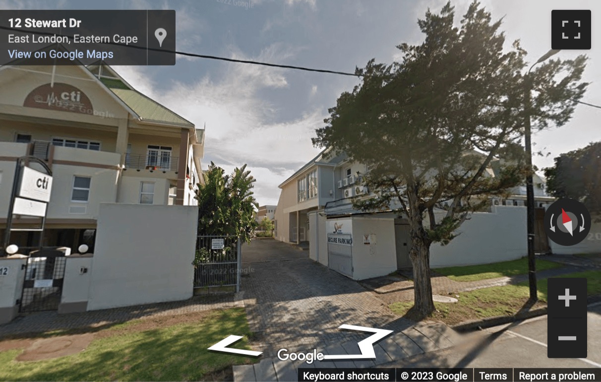 Street View image of 14 Stewart Drive, Berea, East London (South Africa)
