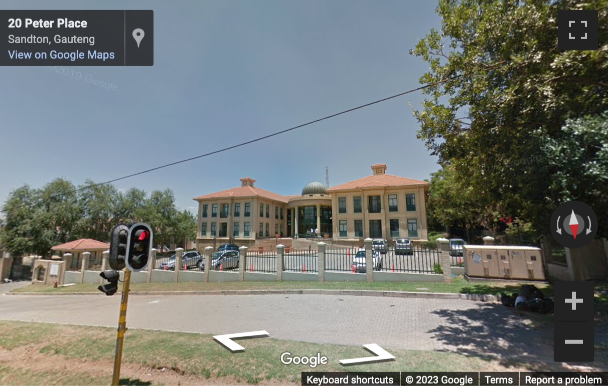 Street View image of Coral House, 20 Peter Place, Bryanston, Johannesburg