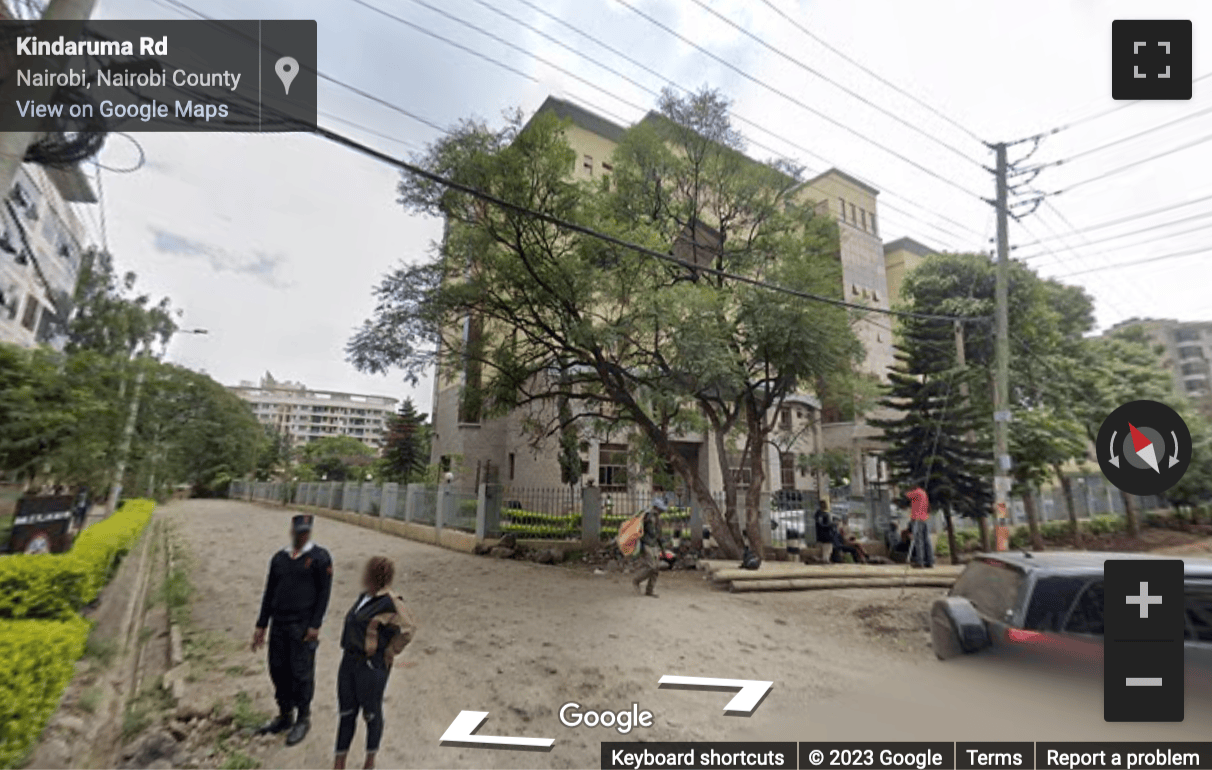 Street View image of Kaburu Drive, Pinetree Plaza, Ngong Road, Nairobi