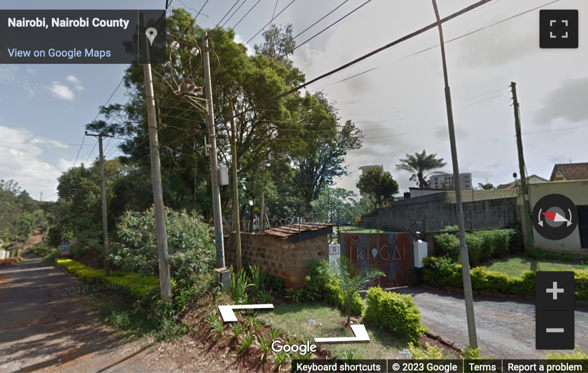 Street View image of General Mathenge Drive, Westlands, Nairobi