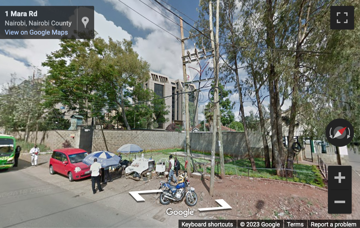 Street View image of Mara Road (4F), Upperhill building, Box 38515-00623, Nairobi