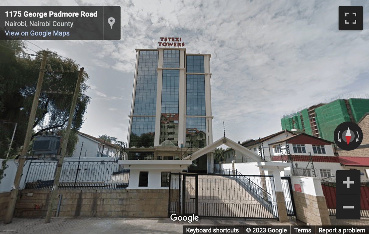 Street View image of Tetezi Towers (Ground Floor), Marcus Garvey Road, Kilim, Nairobi