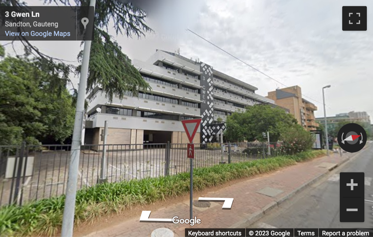 Street View image of 3 Gwen Lane, Sandton, South Africa