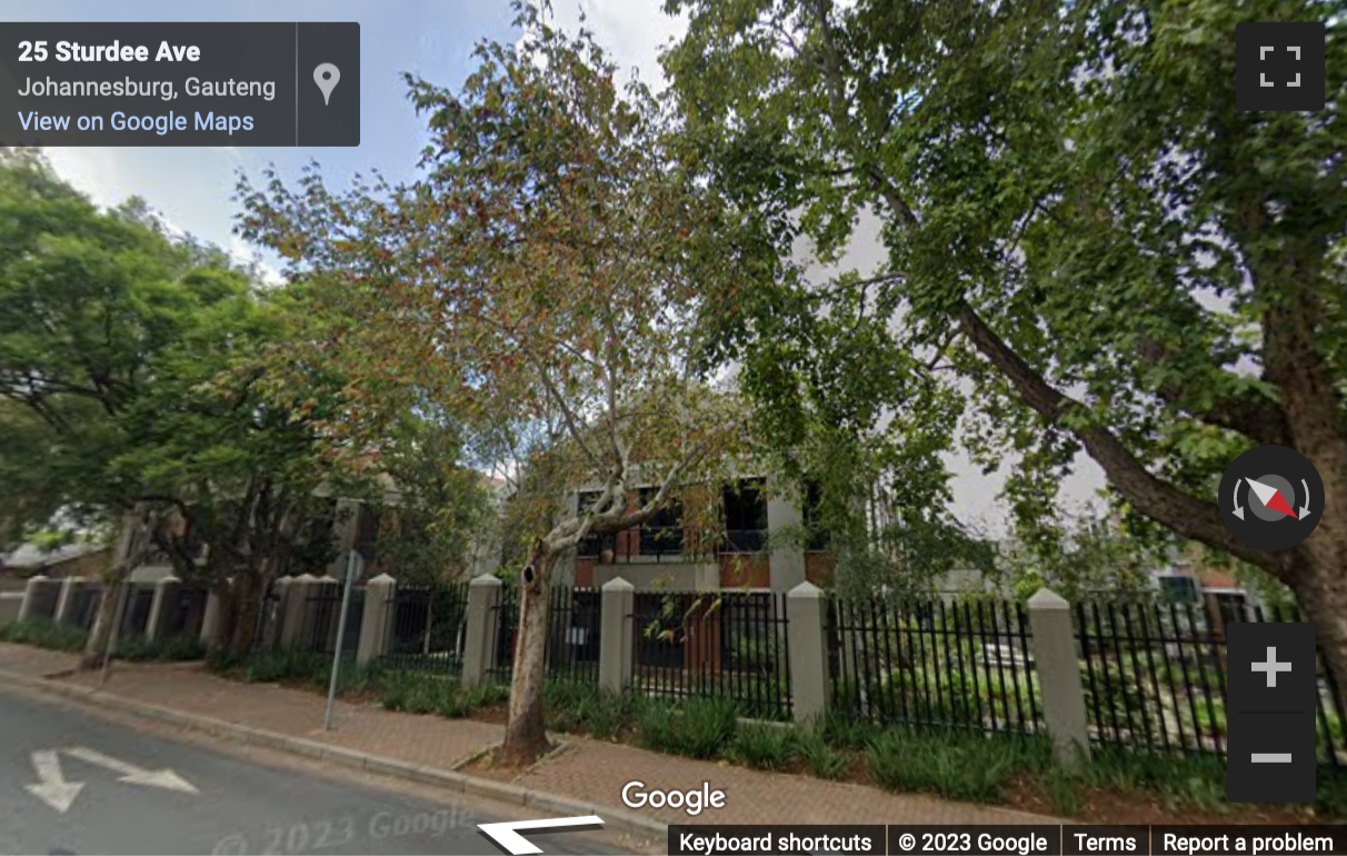 Street View image of 23 Sturdee Avenue, Johannesburg