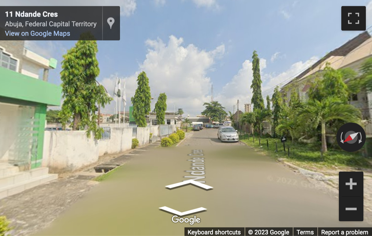 Street View image of 9 Ndande Crescent, Off Accra Street, Wuse Zone 5, Abuja
