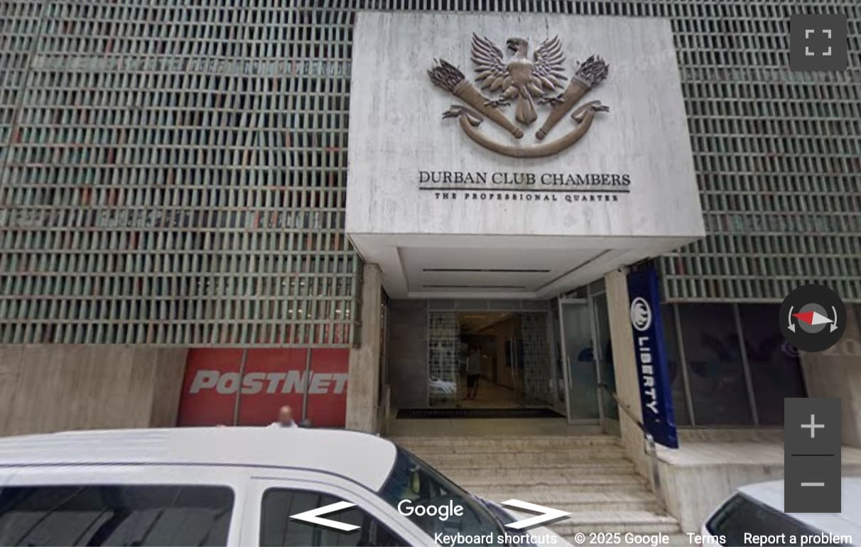 Street View image of 303 Anton Lambede Street, 5th Floor, Durban Club Place